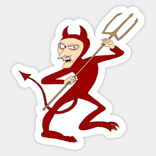 Silly devil Sticker